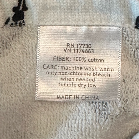 Set of 2 Halloween Skeleton Cotton Hand Towels - Picture 2 of 2